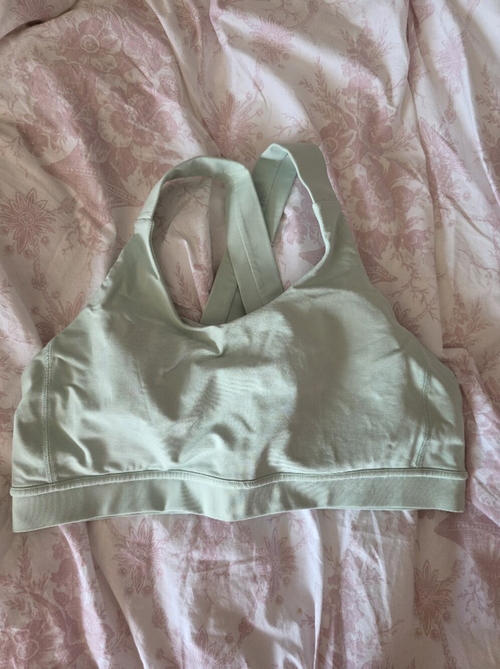 Mint Green Lulu Sports Bra